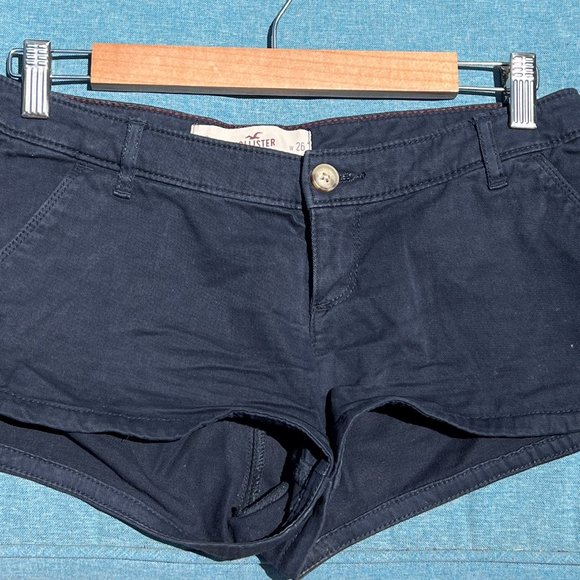 Hollister Short Size 3 ~ 26 Navy - Picture 4 of 5